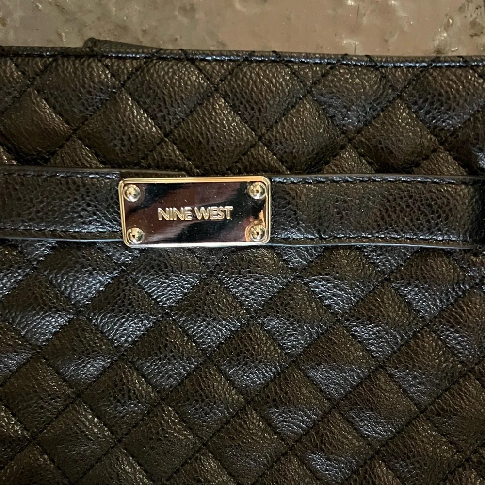 NINE WEST pleather quilted purse - Picture 3 of 3